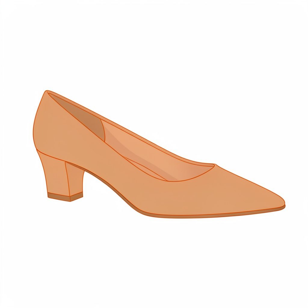 Tamaris Congo Pumps in Cognac, elegante Damenschuhe auf hellem Grund
