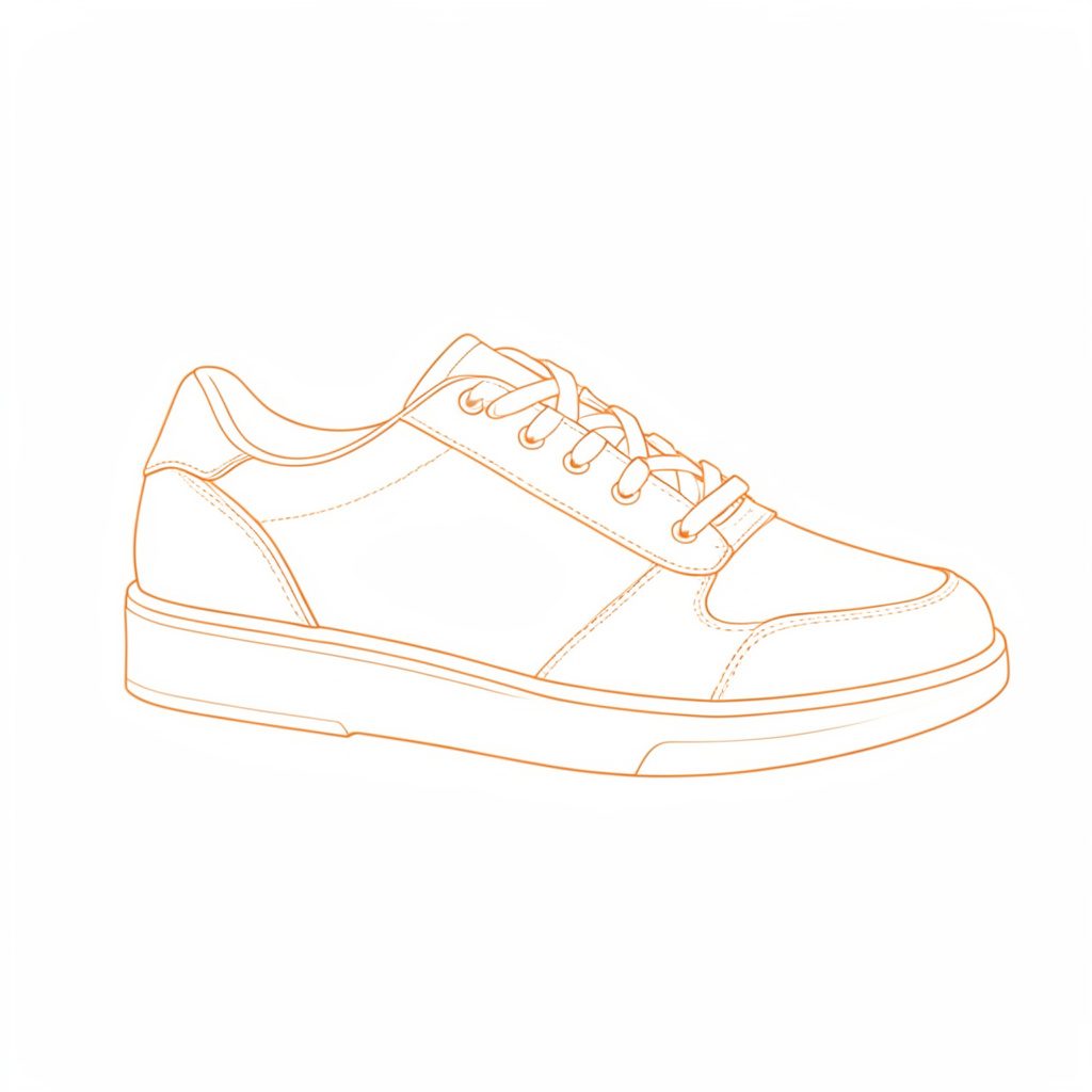 Kupferfarbene Tamaris Aruba Sneakers, sportlich-elegant auf hellem Grund